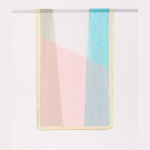 Chiffon Scarf - Modern Colour Block - Lady of the Lake