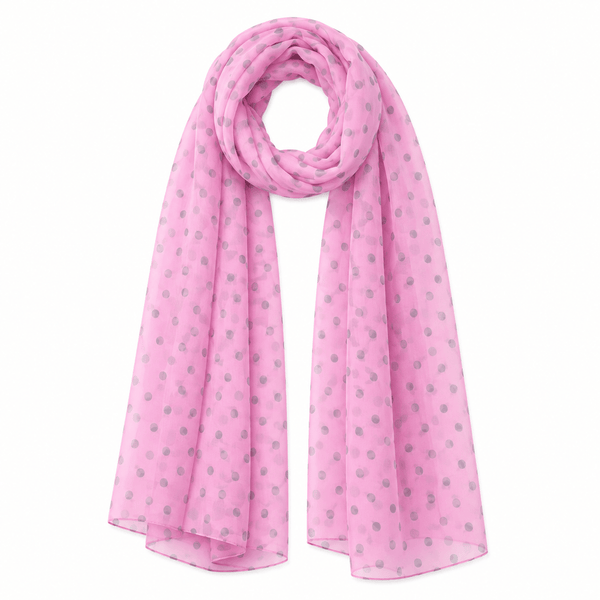 Chiffon Scarf - Polka Dot
