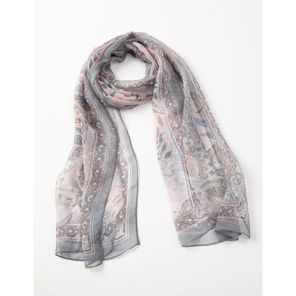 Chiffon Scarf - Royal Paisley - Lady of the Lake