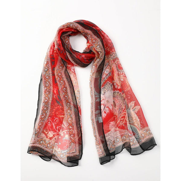 Chiffon Scarf - Royal Paisley - Lady of the Lake