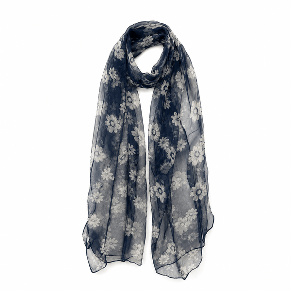 Chiffon Scarf - Vintage Blooms