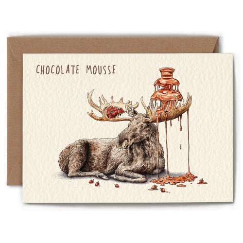 Chocolate Mouse - Greeting Card - Birthday