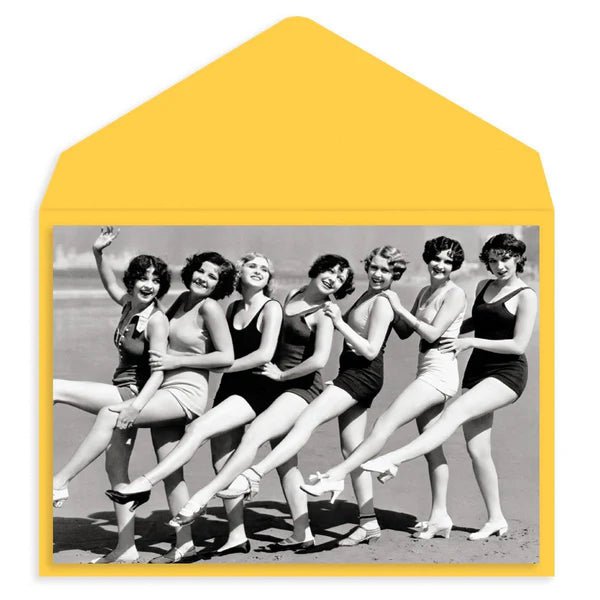 Chorus Line of 30's Women - Greeting Card - Birthday