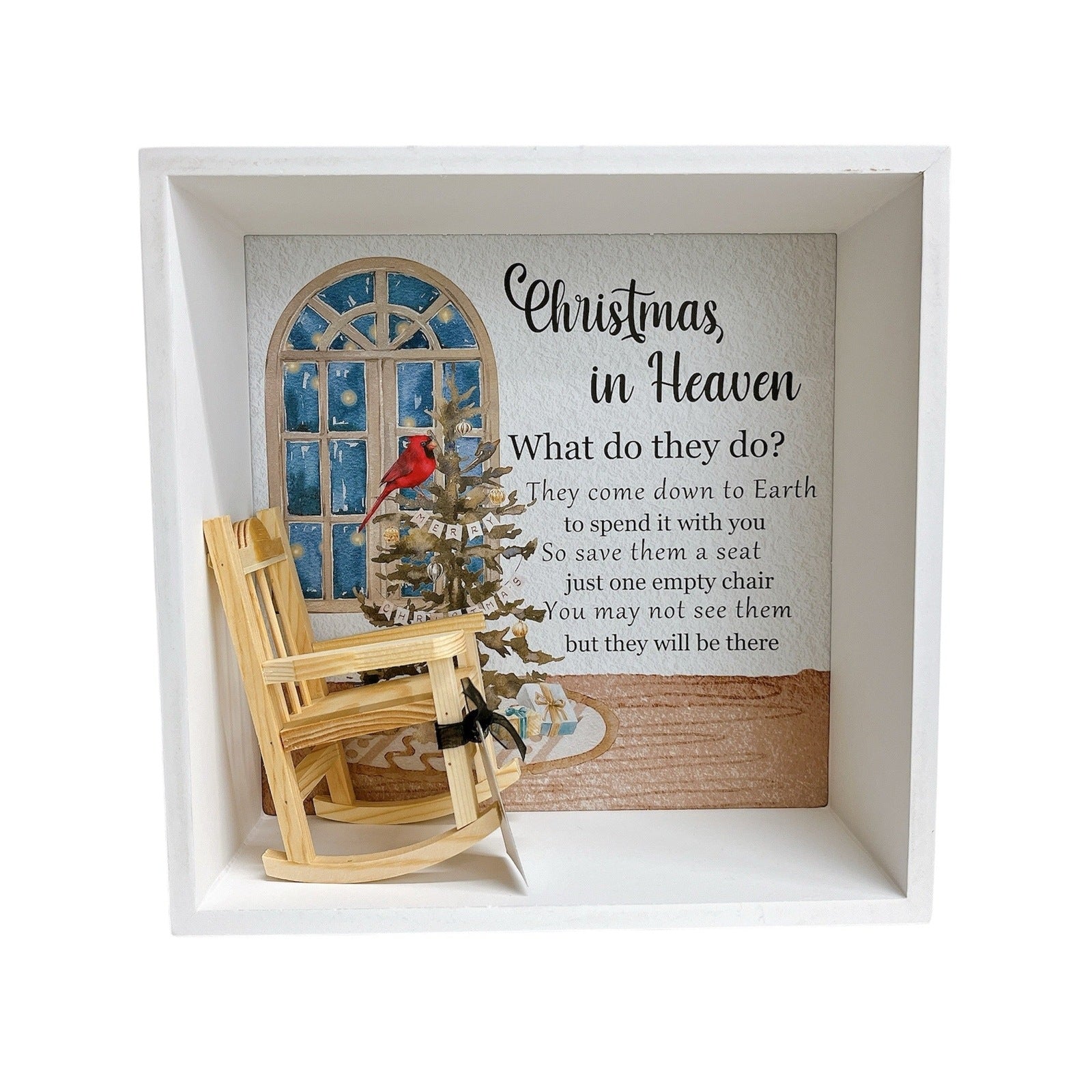 Christmas In Heaven Table Top Sign