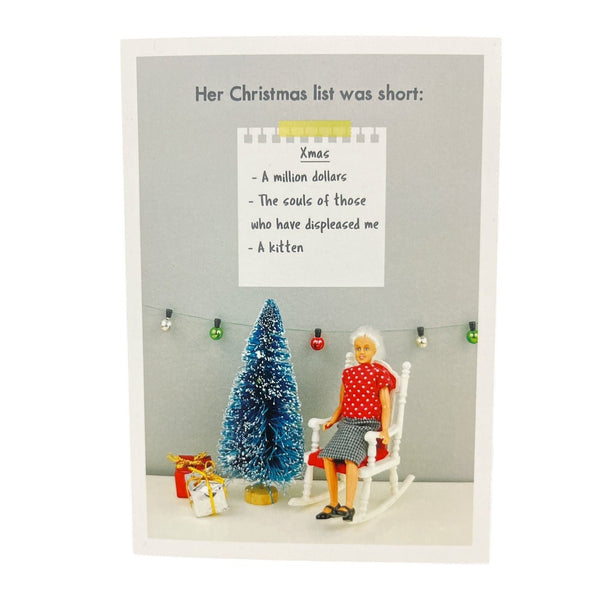Christmas List - Greeting Card - Christmas