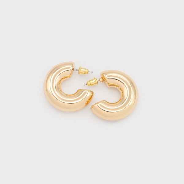 Chunky Hoop Stud Earrings - Lady of the Lake