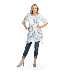 Ciana Floral Short Sleeved Tunic