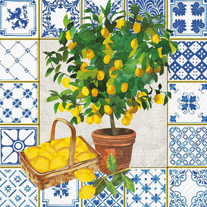 Citrus Tree - Paper Napkins - Lady of the Lake
