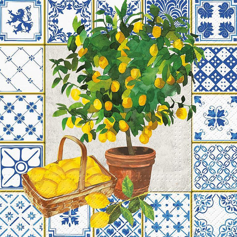 Citrus Tree - Paper Napkins - Lady of the Lake