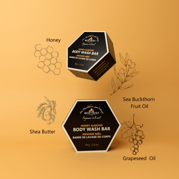 Classic Body Wash Bar - Bee By The Sea - Lady of the Lake