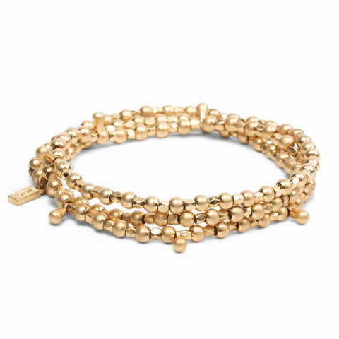 Classic Teardrop - Metal Wrap Bracelet / Necklace - Lady of the Lake