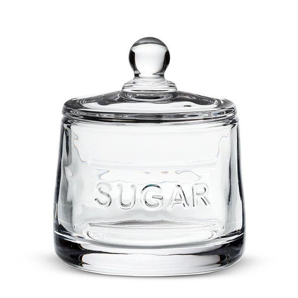Classic Text Sugar Pot With Lid - Lady of the Lake