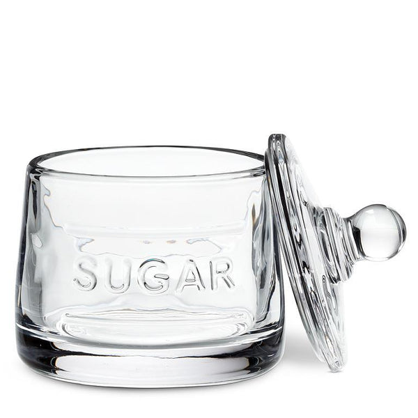 Classic Text Sugar Pot With Lid - Lady of the Lake