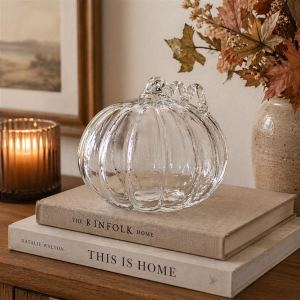 Clear Glass Pumpkin - Lady of the Lake