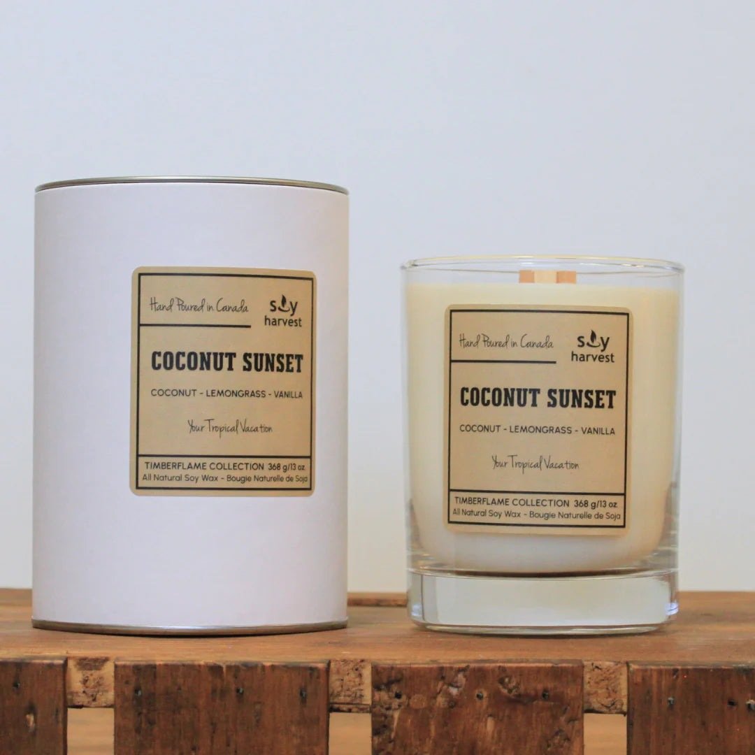 Coconut Sunset Timberflame Candle