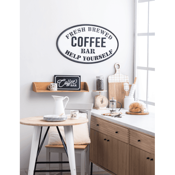 Coffee Bar Embossed Sign - Lady of the Lake