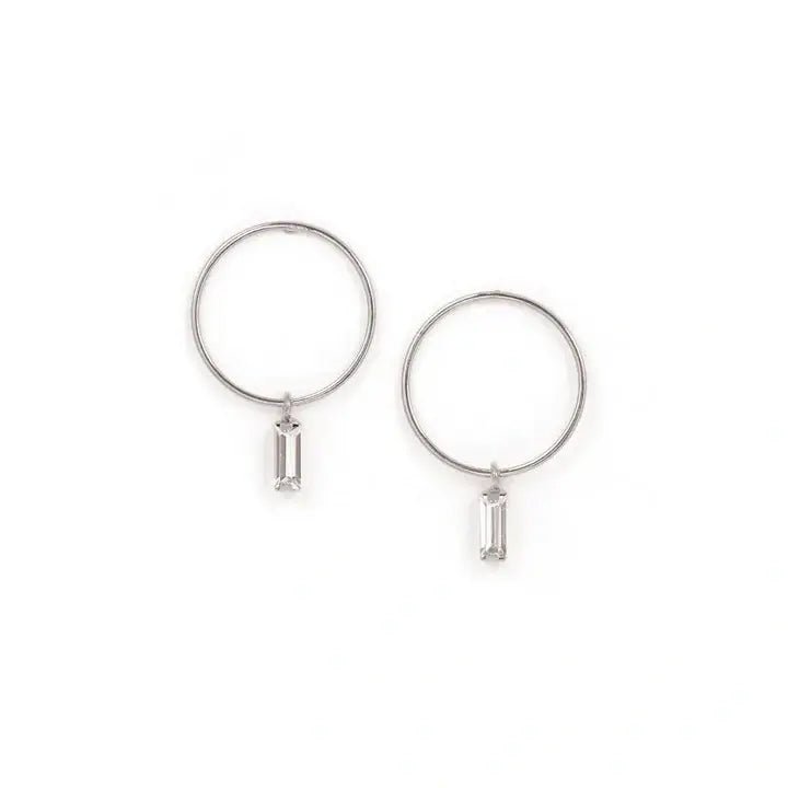 Colette Drop Hoop Earrings