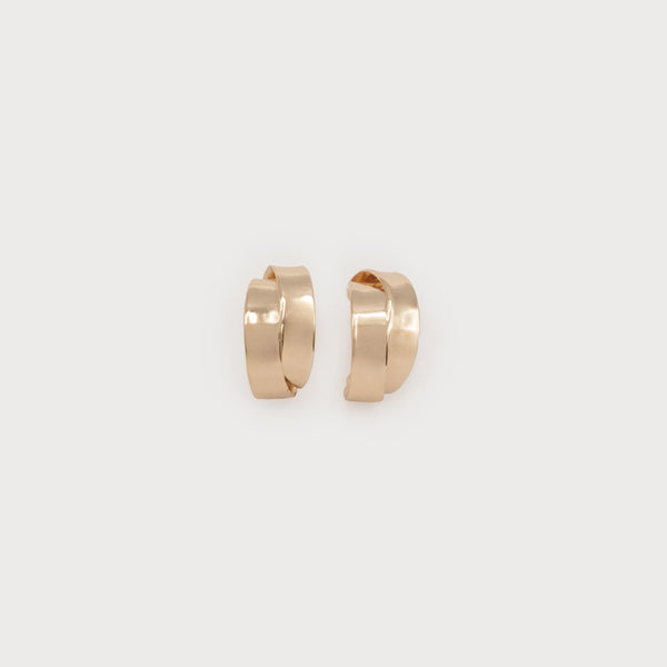Colleen Double Hoop On Posts Earrings - Lady of the Lake
