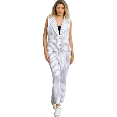 Collette Striped Vest - Lady of the Lake