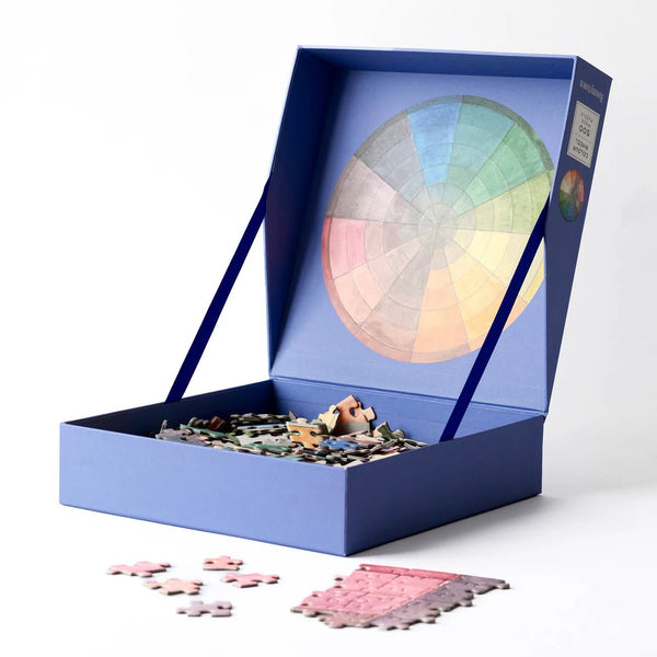 Colour Wheel - 500 - Piece Round Jigsaw Puzzle - Lady of the Lake