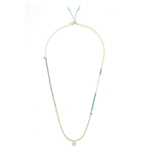 Courage | Amazonite - Mixed Media Bracelet / Necklace - Lady of the Lake