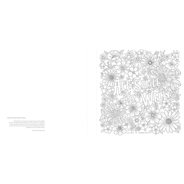 Courage, Dear Heart: A Coloring Book Of Empowering Words From Inspirational Women - Lady of the Lake