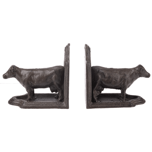 Cow Bookends - Lady of the Lake