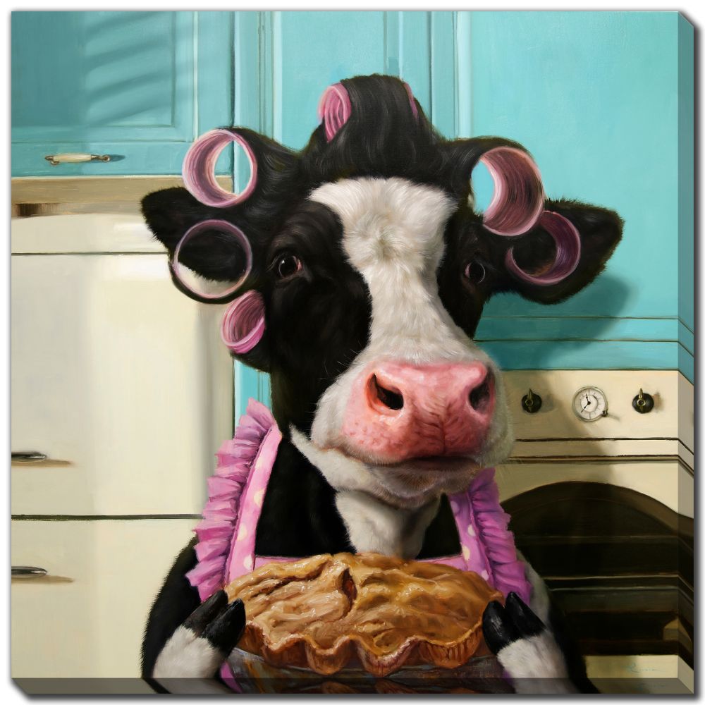 Cow Pie - Printed Canvas