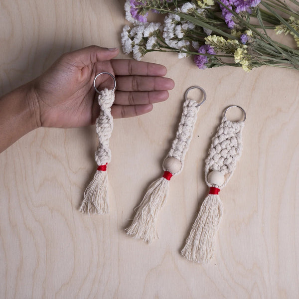 Crafters DIY Macrame Keychain Kit