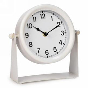 Cream Table Clock