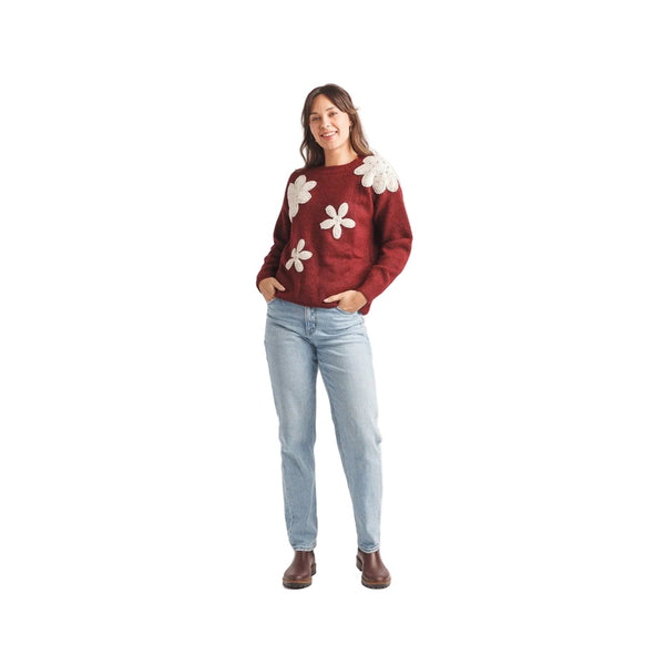 Cressida Floral Sweater - Lady of the Lake