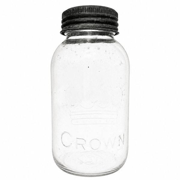 Crown Canning Jar - Lady of the Lake