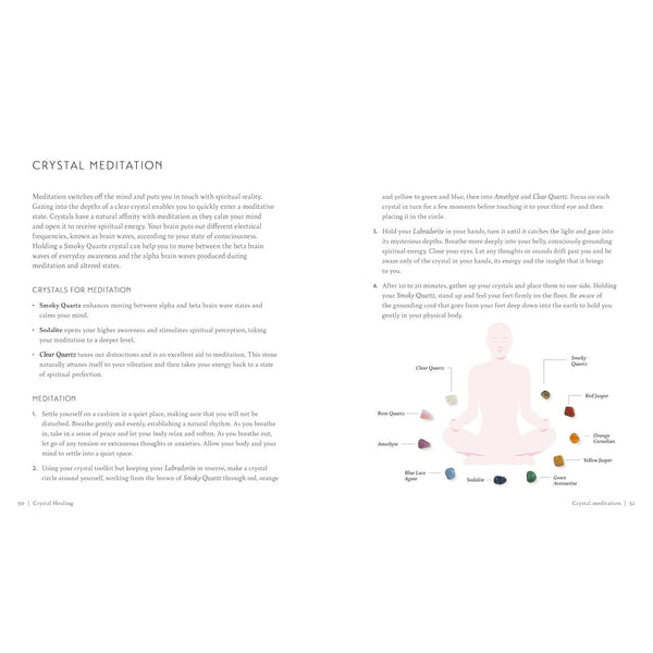 Crystal Healing - Hardcover Book - Lady of the Lake