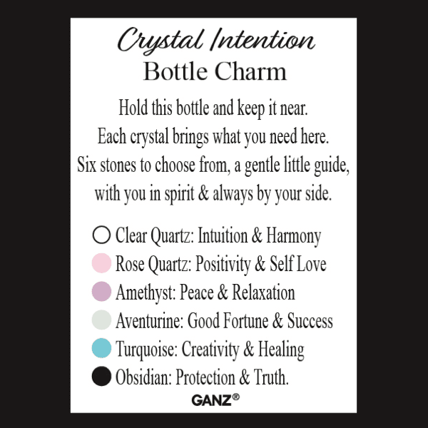 Crystal Intention - Bottle Charm - Lady of the Lake