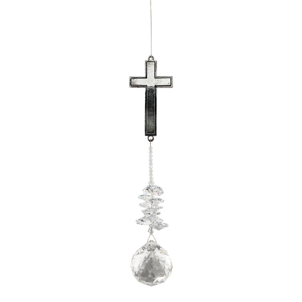 Crystal Wishing Thread - Cross