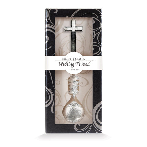 Crystal Wishing Thread - Cross