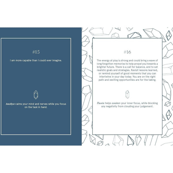 Crystals & Affirmations - Hardcover Book - Lady of the Lake
