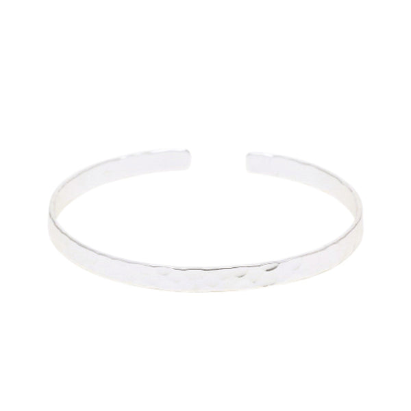 Cuffed Hammered Cuff Bracelet - Lady of the Lake