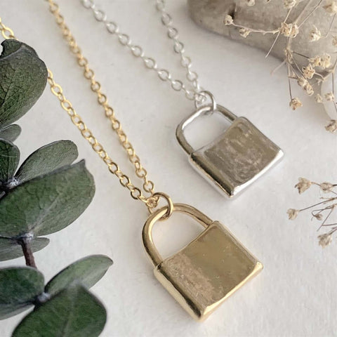 Cupid De Locke Padlock Charm Necklace - Lady of the Lake