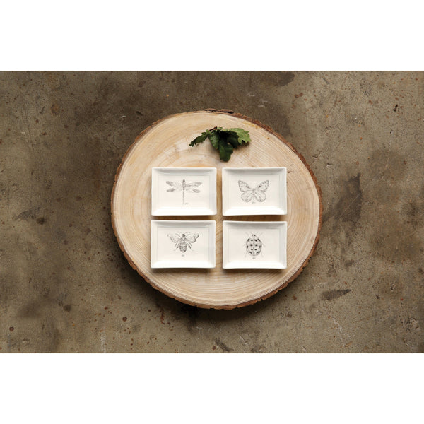 Ceramic Dish With Insect