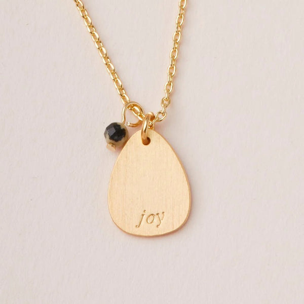 Dalmatian Jasper - Stone Of Joy - Stone Intention Charm Necklace