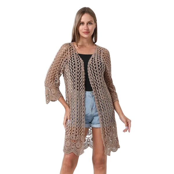 Dana Loose Knit Summer Cardigan - Lady of the Lake