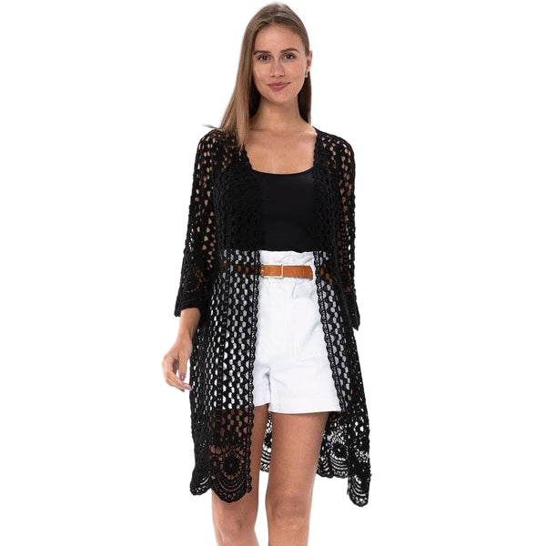 Dana Loose Knit Summer Cardigan - Lady of the Lake