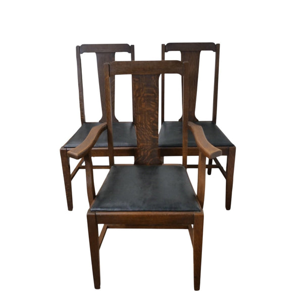 Dark Wooden Dining Chairs - Set of 6 - Lady of the Lake