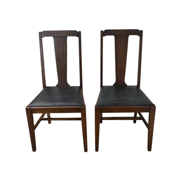 Dark Wooden Dining Chairs - Set of 6 - Lady of the Lake