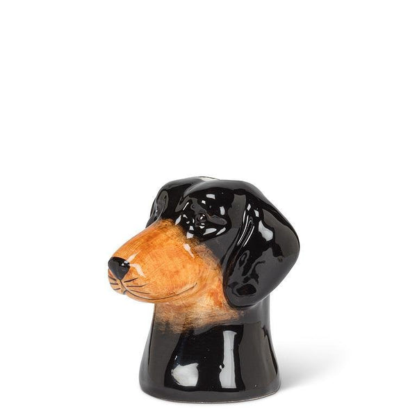 Daschund Head Bud Vase - Lady of the Lake