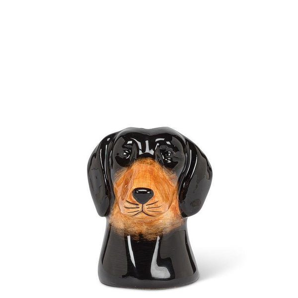 Daschund Head Bud Vase - Lady of the Lake