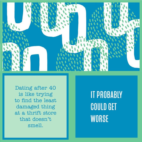 Dating After 40 - Witty Cocktail Napkins