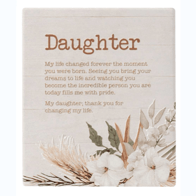 Daughter Plaque - Lady of the Lake