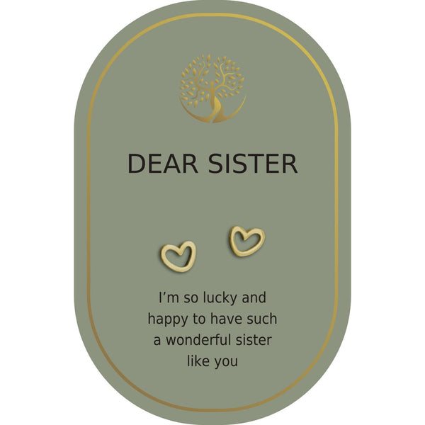 Dear Sister Stud Earrings - Lady of the Lake